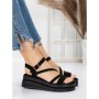 Sandale Dama cu Platforma 5HXS6 BLACK | MEI
