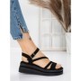 Sandale Dama cu Platforma 5HXS6 BLACK | MEI