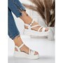 Sandale Dama cu Platforma 5HXS6 WHITE | MEI