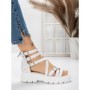 Sandale Dama cu Talpa Joasa 5HXS15 WHITE | MEI