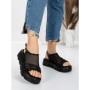 Sandale Dama cu Talpa Joasa 5HXS21 BLACK | MEI