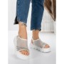 Sandale Dama cu Talpa Joasa 5HXS21 WHITE | MEI