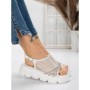 Sandale Dama cu Talpa Joasa 5HXS21 WHITE | MEI