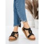Sandale Dama cu Talpa Joasa 5GZ39 BLACK | MEI