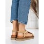 Sandale Dama cu Talpa Joasa 5GZ39 BEIGE | MEI