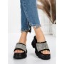 Papuci Dama cu Platforma 3AW286 BLACK | MEI