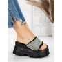 Papuci Dama cu Platforma 3AW286 BLACK | MEI