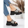 Papuci Dama cu Platforma 3AW286 BLACK | MEI