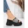 Papuci Dama cu Platforma 3AW286 BLACK | MEI