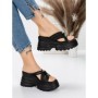 Papuci Dama cu Platforma 3AW321 BLACK | MEI