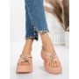 Papuci Dama cu Platforma 3AW321 PINK | MEI