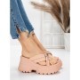 Papuci Dama cu Platforma 3AW321 PINK | MEI