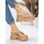 Papuci Dama cu Platforma 3AW321 APRICOT | MEI