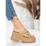 Papuci Dama cu Platforma 3AW321 APRICOT | MEI