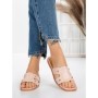 Papuci Dama cu Talpa Joasa 3AW307 PINK | MEI