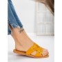 Papuci Dama cu Talpa Joasa 3AW307 YELLOW | MEI