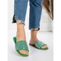 Papuci Dama cu Talpa Joasa 3AQ18 GREEN | MEI