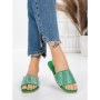Papuci Dama cu Talpa Joasa 3AQ18 GREEN | MEI