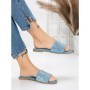 Papuci Dama cu Talpa Joasa 3AQ18 BLUE | MEI
