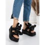 Papuci Dama cu Platforma 3WL229 BLACK | MEI