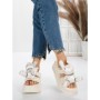 Papuci Dama cu Platforma 3WL229 WHITE | MEI