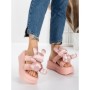 Papuci Dama cu Platforma 3WL229 PINK | MEI