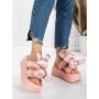 Papuci Dama cu Platforma 3WL229 PINK | MEI