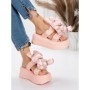 Papuci Dama cu Platforma 3WL229 PINK | MEI