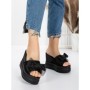 Papuci Dama cu Platforma 3AW326 BLACK | MEI