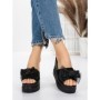Papuci Dama cu Platforma 3AW326 BLACK | MEI