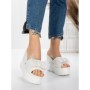 Papuci Dama cu Platforma 3AW326 WHITE | MEI