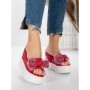 Papuci Dama cu Platforma 3AW326 RED | MEI