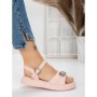 Sandale Dama cu Talpa Joasa 5WL23 PINK | MEI
