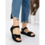 Sandale Dama cu Talpa Joasa 5XJ56 BLACK | MEI