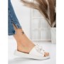 Papuci Dama cu Talpa Joasa 5XJ57 WHITE | MEI