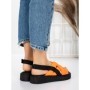 Sandale Dama cu Talpa Joasa 5H17 ORANGE | MEI
