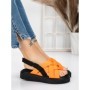 Sandale Dama cu Talpa Joasa 5H17 ORANGE | MEI