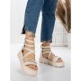Sandale Dama cu Platforma 5HXS16 BEIGE | MEI