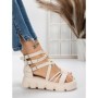 Sandale Dama cu Platforma 5HXS16 BEIGE | MEI