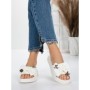 Papuci Dama cu Talpa Joasa 5WL21 WHITE | MEI