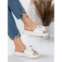 Papuci Dama cu Talpa Joasa 5WL21 WHITE | MEI