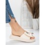 Papuci Dama cu Talpa Joasa 5WL21 BEIGE | MEI