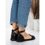 Sandale Dama cu Talpa Joasa 5PT5 BLACK | MEI
