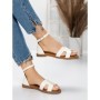 Sandale Dama cu Talpa Joasa 5PT6 WHITE | MEI