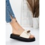 Papuci Dama cu Talpa Joasa 3AW310 BEIGE | MEI