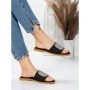 Papuci Dama cu Talpa Joasa 3AW308 BLACK | MEI