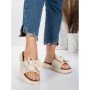 Papuci Dama cu Talpa Joasa 3AW311 BEIGE | MEI