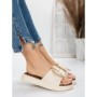 Papuci Dama cu Talpa Joasa 3AW311 BEIGE | MEI