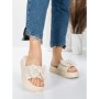 Papuci Dama cu Talpa Joasa 3AW319 BEIGE | MEI