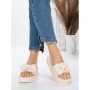 Papuci Dama cu Talpa Joasa 3AW319 BEIGE | MEI